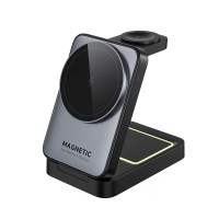 Magnetic Charger 3 in 1 Wireless Charger Holder with Night Light for iPhone 15 14 13 PRO MAX airpods