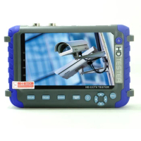 Professional CCTV testing tool IV8C 5 Inch TFT LCD 5MP AHD TVI 4MP CVI CVBS CCTV Camera Tester Monitor support PTZ UTP