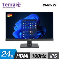 【Terra】2442W V2 24型 100Hz IPS 無邊框螢幕【三井3C】