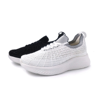 【DK 高博士】3D網狀飛織休閒氣墊女鞋 73-3196 共2色(白色/黑色)