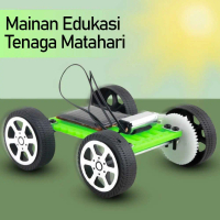 Mainan Mobil Tenaga Surya JMT Mini Solar Toy DIY Car Children