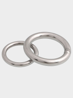 304不銹鋼實心焊接O型圓環吊環實心焊接鋼環吊床瑜伽連接環鋼圈