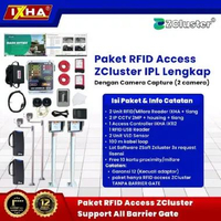 Paket RFID Access untuk portal Perumahan dgn IPL ZCluster Asli Tanpa Portal Barrier Gate Tanpa Camer