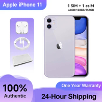 99% New Ready Stock Apple iPhone 11 6.1" Original Liquid Retina IPS LCD FACE ID A13 Genuine iPhone11 Unlocked 4G LTE iPhone 11