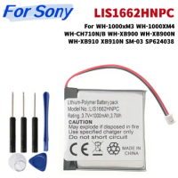 Battery LIS1662HNPC For Sony WH-1000xM3 WH-1000XM4 WH-CH710N/B WH-XB900 WH-XB900N WH-XB910 XB910N SM-03 SP624038 + Free Tools