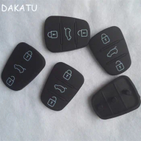 DAKATU 30PCS 3 Button Remote Key Fob Case Rubber Pad For Hyundai I10 I20 I30 IX35 for Kia K2 K5 Rio Sportage Flip Key