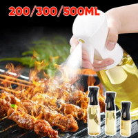 200/300/500ML Oil Spray for Kitchen Cooking Olive Oil Dispenser Air Fryer Camping BBQ Baking Vinegar Soy Sauce Sprayer Bottle