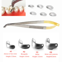 Dental Matrix Bands Palodent V3 Style Sectional Contoured Matrices Ring Wedges Clamp Plier TC Head I