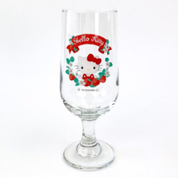 【震撼精品百貨】凱蒂貓_Hello Kitty~日本SANRIO三麗鷗 KITTY 玻璃高腳杯270ml*27410