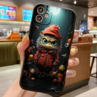 Cute Monster Phone Case For Oppo Realme 10 8 8S 9 5i 7 6 5 Pro Plus SE 8i 7i 6S 6i 5S 5G Shockproof Soft Silicone Cover