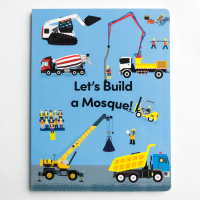 Oliek Books - Let's Build a Mosque- Toddler Book - Board Book - Mari Bina Masjid! - Buku Tractor and