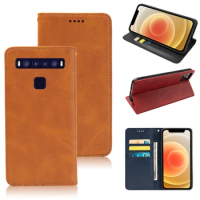 Luxury Business Leather Case For TCL 10L 10 Lite 5G T770H T770B T790Y T790H Back Flip Phone Wallet Cover Magnetic Stand Book