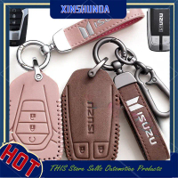 ซองกุญแจหนัง XSD ISUZU สำหรับ ISUZU X Series Dmax Mux D-max MU-X 3.0 Mux 3 ปุ่ม / 4 ปุ่ม ซองกุญแจรถย