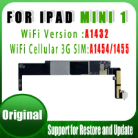 A1432 wifi Version A1454 or A1455 Original Free iCloud for Ipad MINI 1 Motherboard for Ipad MINI 1 Logic boards with IOS Syste