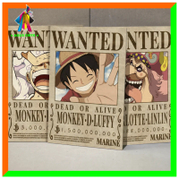 Hiasan Dinding Pajangan Poster Kayu Bounty Wanted One Piece