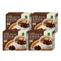 【歐可茶葉】真奶茶-台灣珍珠奶茶4盒組(78gx5包/盒)