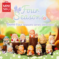 MINISO Blind Box Domi Four Seasons Story Series Animation Peripheral Children's Toys Kawaii Home Decoration Christmas Gift