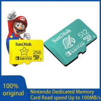 SanDisk Memory Card microSDXC for Nintendo Switch 64GB 128GB 256GB 512GB TF Card Up to 100MB/s read Flash Card