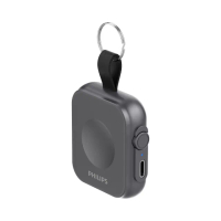 【Philips 飛利浦】DLP1202Q 黑金剛磁吸手錶救急迷你行動電源_4.44Wh_具Wh標示(AppleWatch專屬無線充)