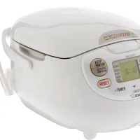 Zojirushi NS-ZCC10 Neuro Fuzzy Cooker, 5.5-Cup uncooked rice / 1L, White USA