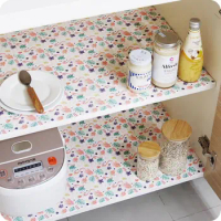 Oil-proof Dust Kitchen Accessories Cupboards Shelf Liners Drawer Mat Cabinet Mat Cupboard Placemat Pad Paper Table Mat