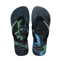 【havaianas 哈瓦仕】拖鞋 男鞋 女鞋 夾腳拖 DC漫畫 蝙蝠俠 Heoris DC 黑 4141765-3537U(哈瓦士)