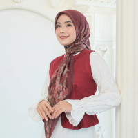 Zanitha Scarves Autumn Series Voal Premium Maroon l Best Seller