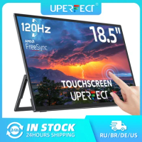 UPERFECT 18.5" Touchscreen Portable Monitor 120Hz Gaming Display FHD 1080P with HDMI Type C FreeSync Laptop Monitor For Switch