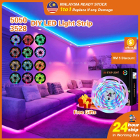 5050 DIY jalur lampu LED untuk bilik, lampu LED berwarna-warni, pita lampu LED, IR Bluetooth Wifi
