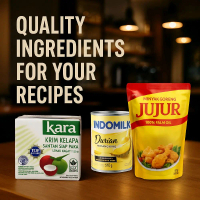 PROMO BERHADIAH UANG TUNAI. 1 PCS SANTAN KELAPA KARA 200 ML + 1 PCS SKM INDOMILK RASA DURIAN MUSANG