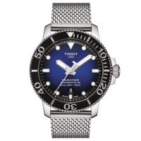 【TISSOT 天梭 官方授權】SEASTAR1000海星系列 300m 潛水機械腕錶 禮物推薦 畢業禮物(T1204071104102)