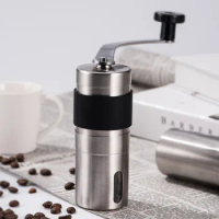 Manual Coffee Grinder with Adjustable Setting Stainless Steel Bean Grinding Tool Kitchen Gadgets Hotel Restaurant