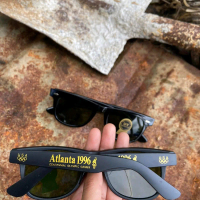 แว่นตากันแดดรุ่นที่ระลึก รุ่นolympic Atlanta1996  สีดำด้าน