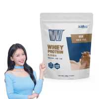 【義美生醫】W PROTEIN乳清蛋白飲-奶茶(500g/包)