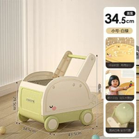 卡通小推車多功能嬰兒學步車學走路神器週歲玩具積木玩偶收納箱