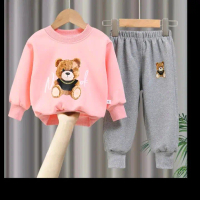 setelan anak laki laki & perempuan baju anak kaos ana crewneck terlaris