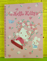 【震撼精品百貨】Hello Kitty 凱蒂貓 筆記本 玫瑰 粉色【共1款】 震撼日式精品百貨