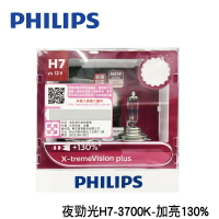 PHILIPS 飛利浦燈泡 夜勁光H7-3700K-加亮130%