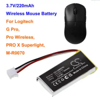 CS 220mAh Wireless Mouse Battery 533-000151,AHB521630PJT-04 for Logitech G Pro, Pro Wireless, PRO X Superlight,M-R0070