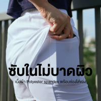 จัดส่งที่รวดเร็ว Yuedpao Sportswear กางเกงออกกำลังกายขาสั้น กางเกงวิ่ง 2in1 มีซับใน พร้อมกระเป๋าด้าน