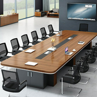 辦公家具新款長方形辦公桌會議桌長桌 會議洽談桌椅組合