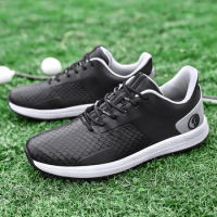 Professional Golf Shoes Men's Large 40-47 Golf Shoes Men's Grass Walking Shoes Golf Players' Luxury Sports Shoes