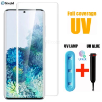 UV Tempered Glass For Samsung Galaxy S10 S9 S8 Glass on Samsung S8 S9 S10 Plus Screen Protector For Samsung Galaxy S20Plus Ultra