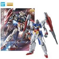Original Bandai MG 1/100 Gundam AGE-2 Double Bullet Action Figure Model Kit Assemble Toy Birthday Gift Collection for Boys