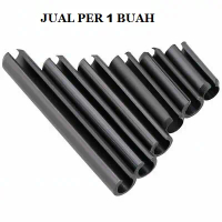 Slotted Spring Pin Diameter 5 mm Panjang 80 mm Lock Pin Split Hitam