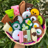 Jajanan Pasar Flanel || Replika Jajanan Pasar Flanel || Hiasan Jajanan Pasar Flanel || Mainan Edukas