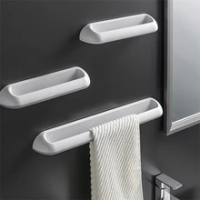 Bathroom Wall Mounted Hanger Towel Clothes Accessory SUS Hooks Chrome Holder W30 