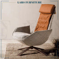 LarsFurniture 360 Relaxing chair / Premium Relax Chair Heavy Duty/1 Seater Single Sofa Chair/comfort