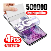 4PCS Hydrogel Film for Samsung Galaxy S23 Ultra S22 S10 S9 S8 Plus S21 S20 FE Screen Protectors for Samsung Note 20 10 Plus Film