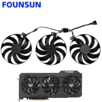 New CF9010U12D 12V 0.45A Cooling Fan For ASUS GeForce RTX 3060 Ti 3070 3080 3090 TUF OC GAMING Graphic Card Cooler Fan